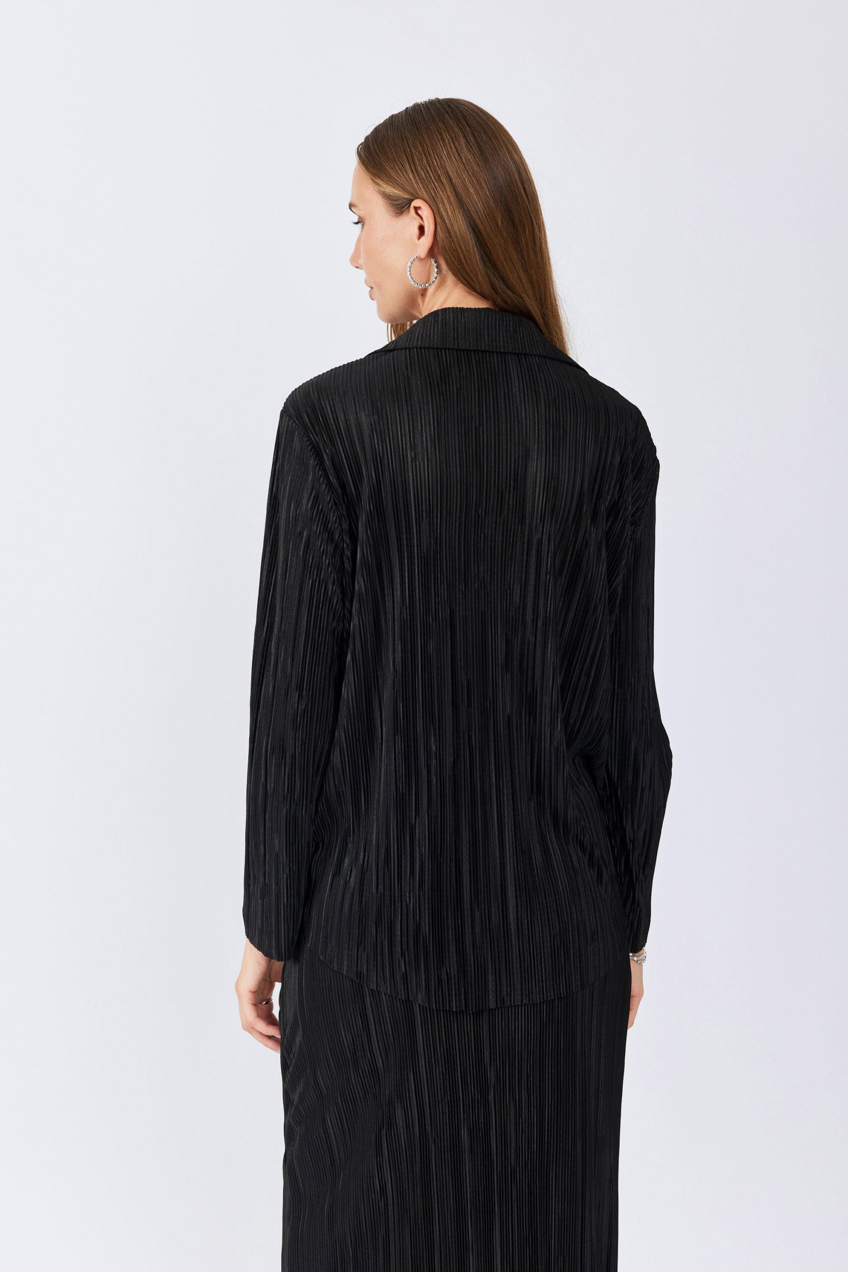 חולצת פולו פליסה שרוול ארוך