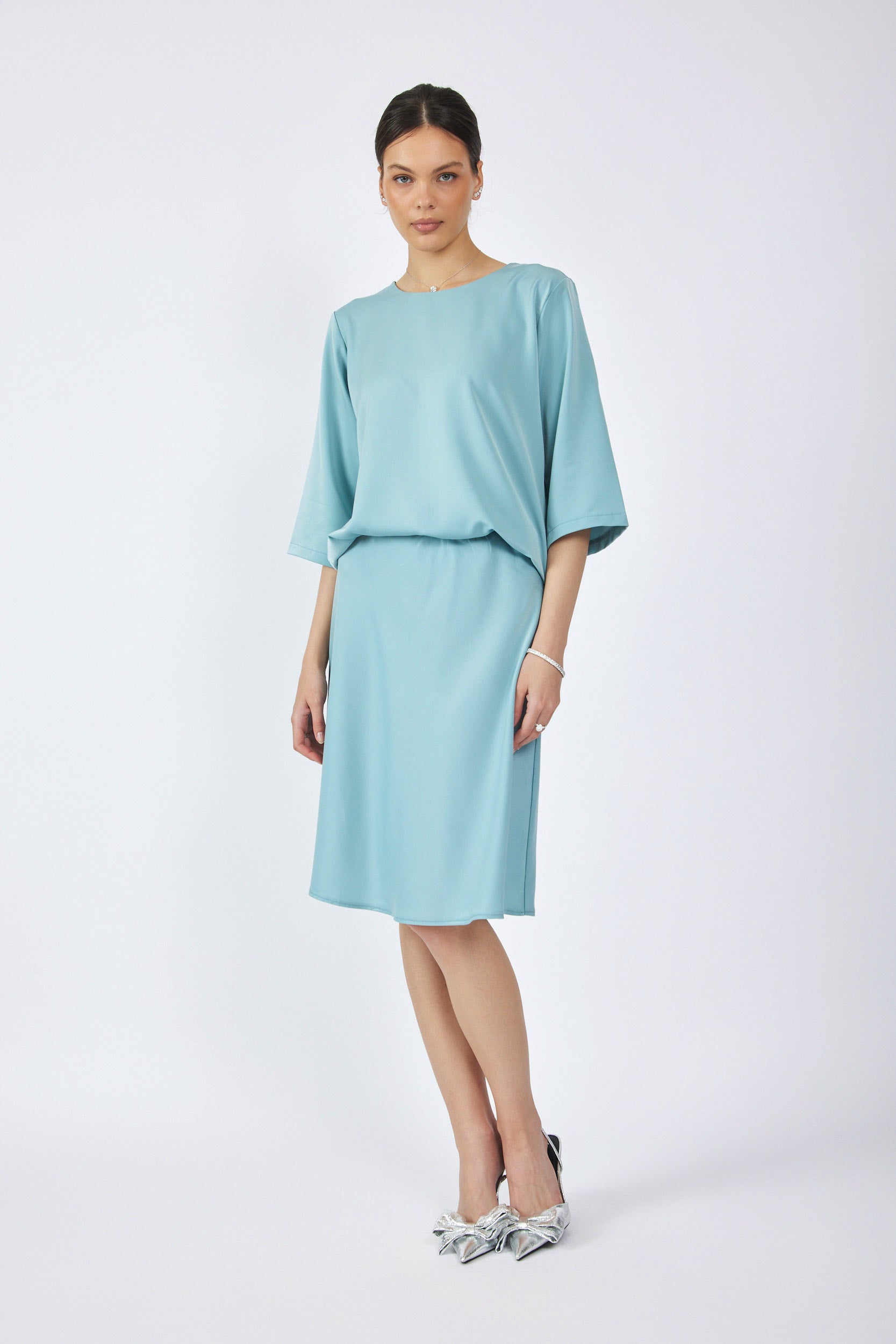 חצאית סאטן קצרה- Light Shades