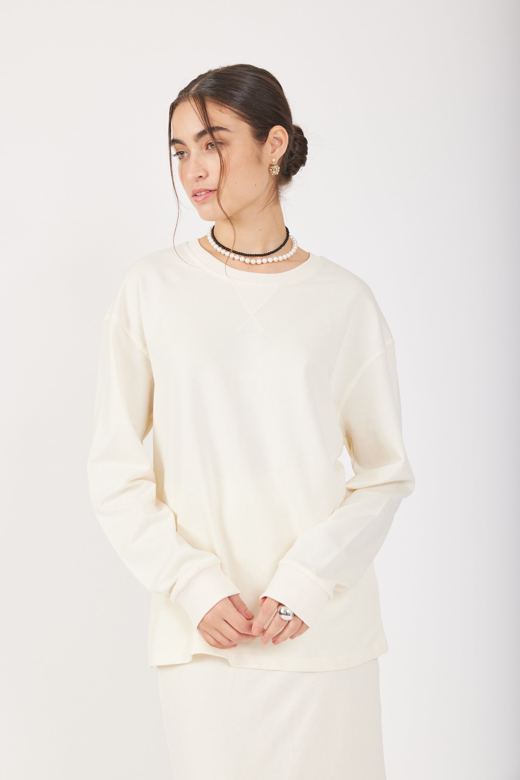 טישרט פרנץ טרי קל שרוול ארוך