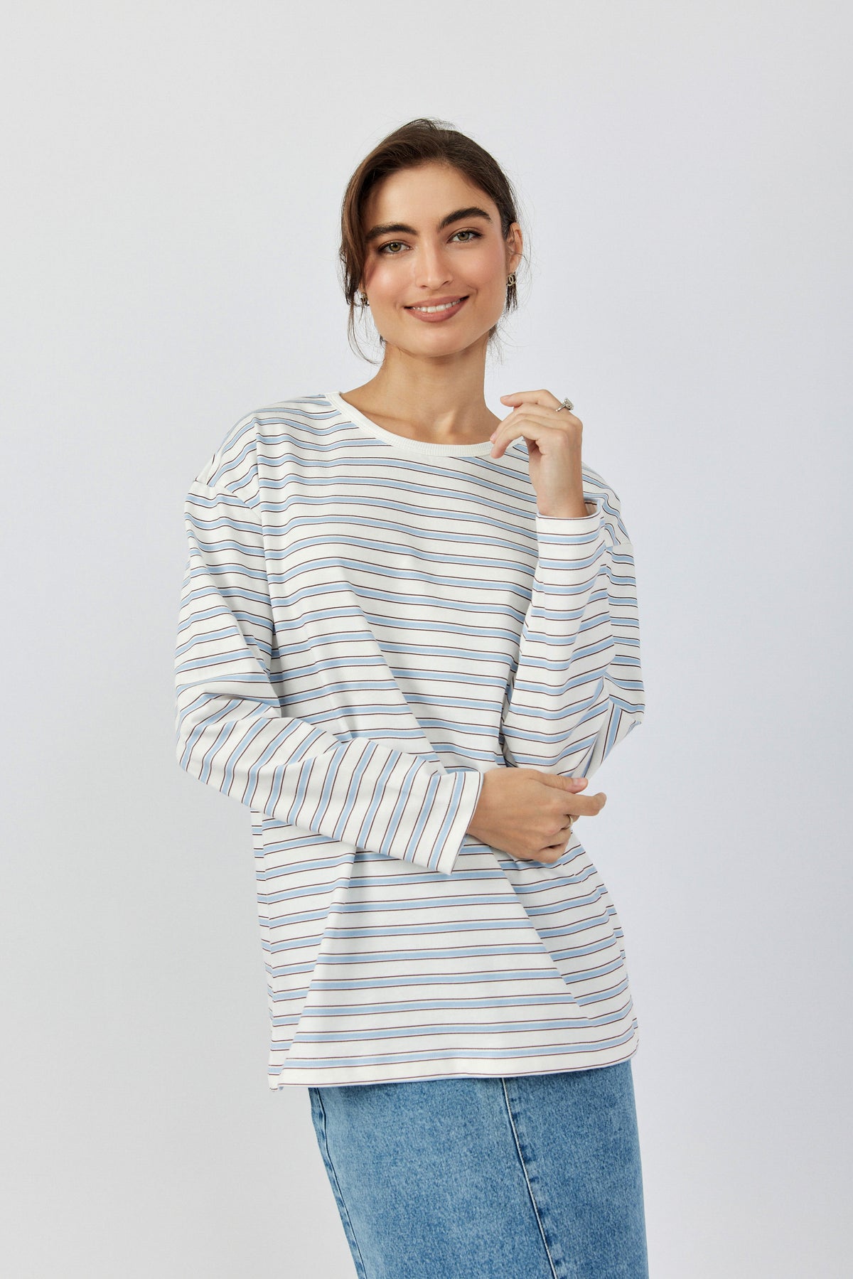 טישרט ניקי פסים ביג